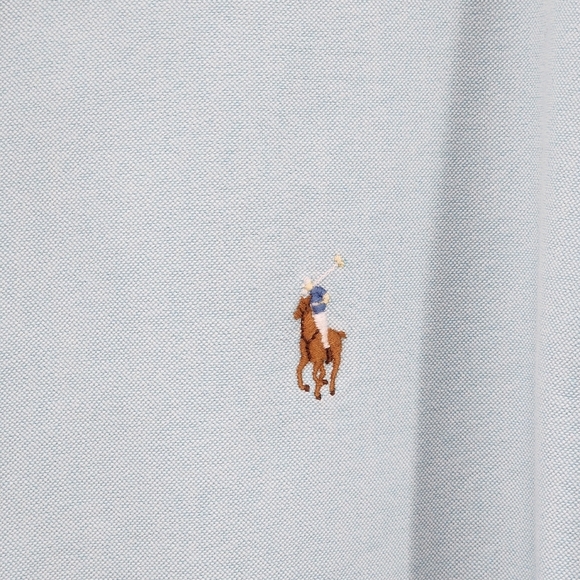 Ralph Lauren Men's 100% Cotton Classic Fit Long Sleeves Dress Shirt - L - Picture 4 of 6